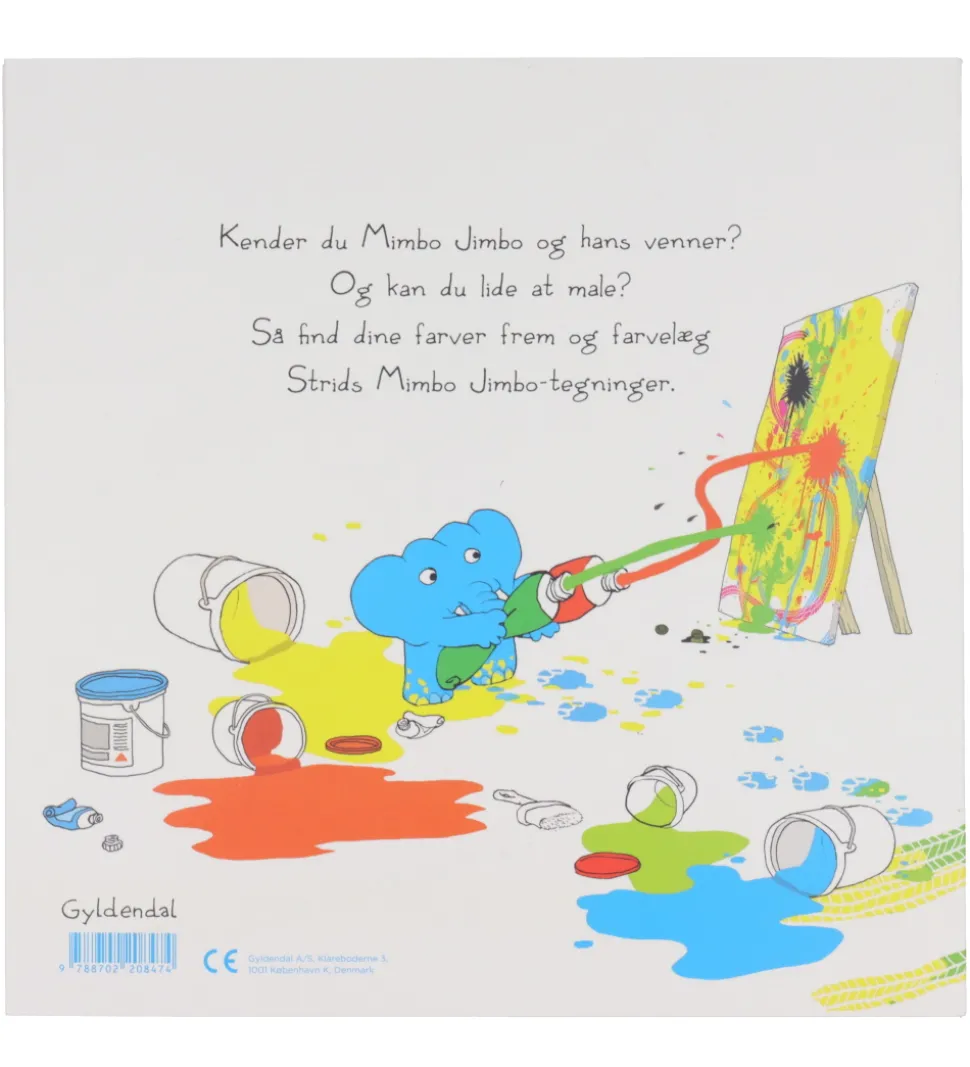 Forlaget Gyldendal Malebog - Mimbo Jimbo - Dansk