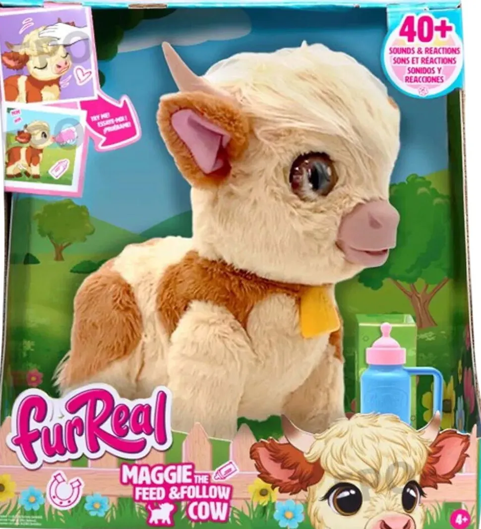 FurReal Interaktiv Bamse - Maggie The Feed & Follow Cow