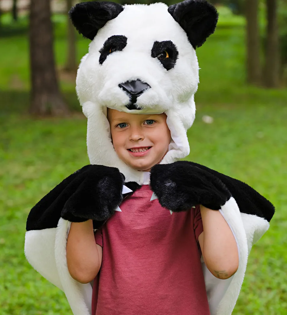 Great Pretenders Udklædning - Kappe - Panda - Hvid/Sort