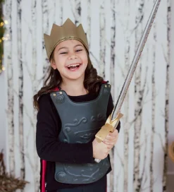 Great Pretenders Udklædning - Ridder Kappe m. Skjold/Krone