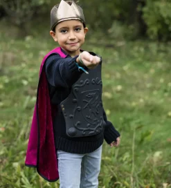 Great Pretenders Udklædning - Ridder Kappe m. Skjold/Krone