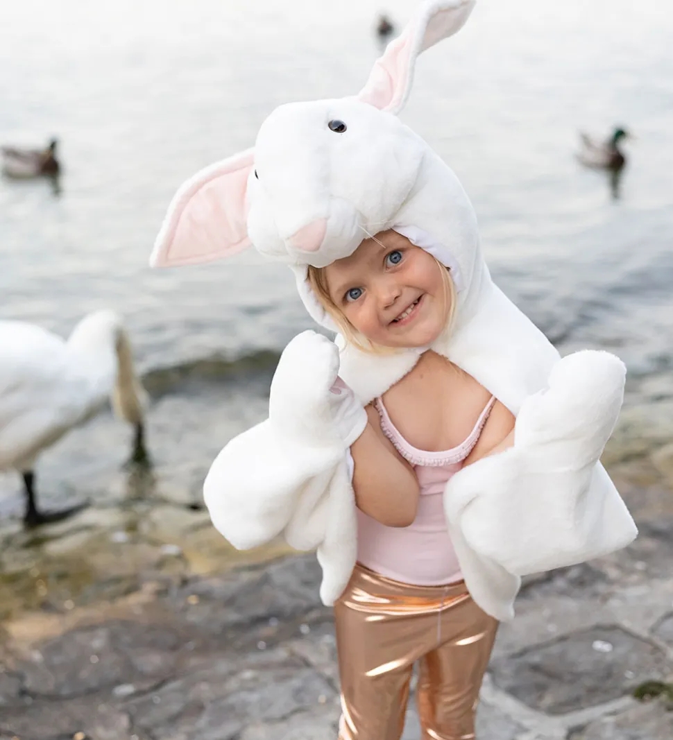 Great Pretenders Udklædning - Kappe - Kanin - Hvid