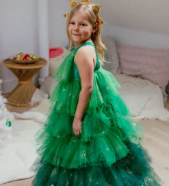 Great Pretenders Udklædning - Juletræskjole - Grøn/Guld