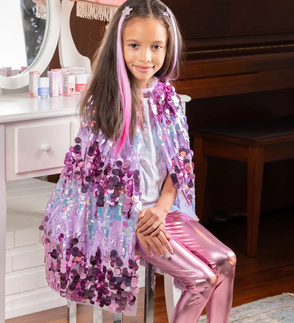 Great Pretenders Udklædning - The 5th Avenue Purple Pailette Cap