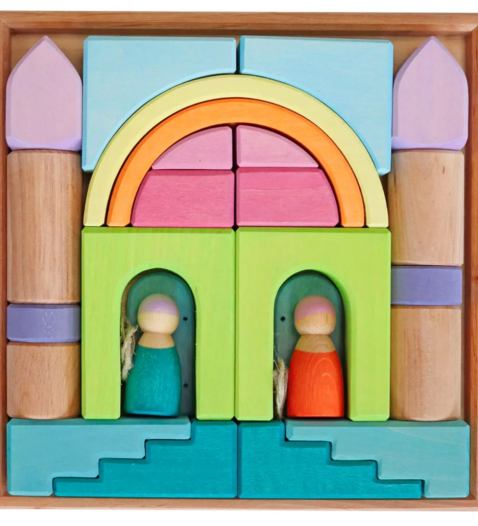 Grimms Trælegetøj - Building World - Cloud Play