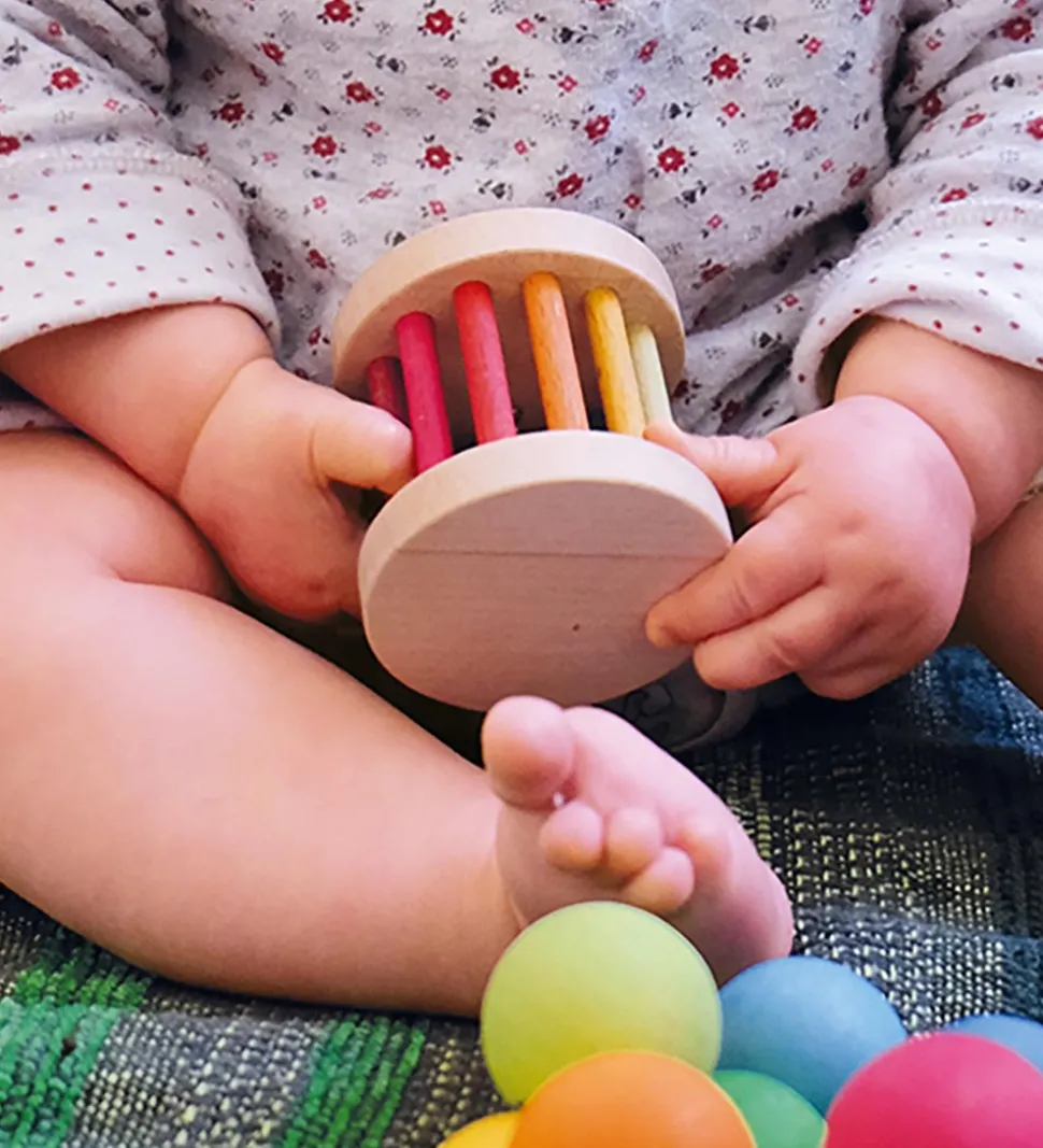 Grimms Trælegetøj - Mini Rangle - Multifarvet