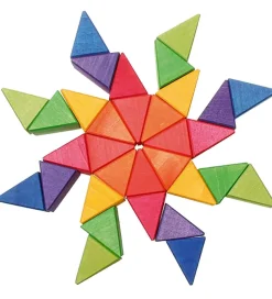 Grimms Trælegetøj - Octagon - 33 Dele - Multifarvet