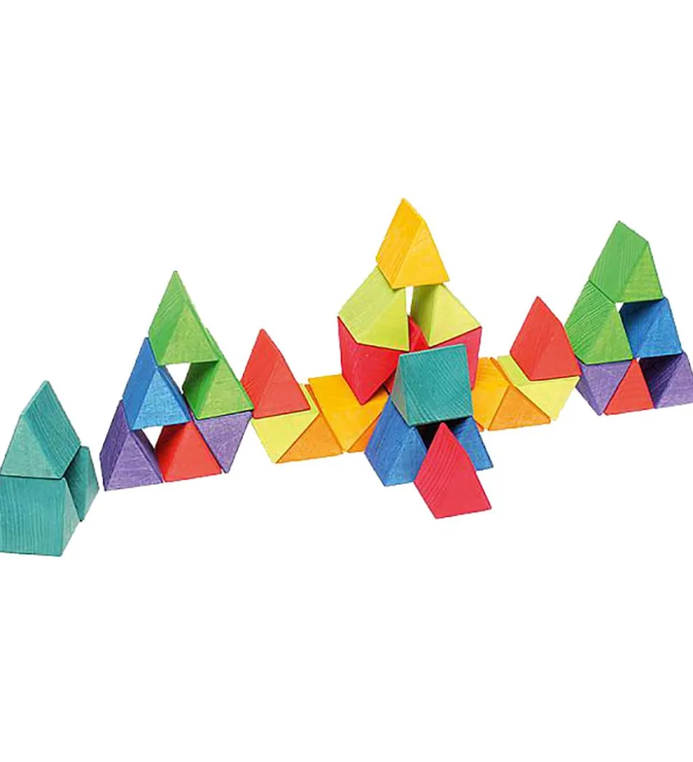 Grimms Trælegetøj - Octagon - 33 Dele - Multifarvet