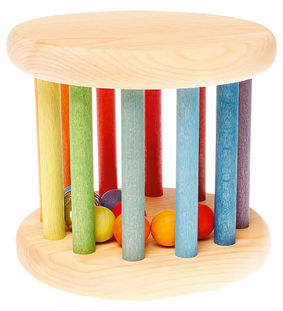 Grimms Trælegetøj - Rangle - Multifarvet