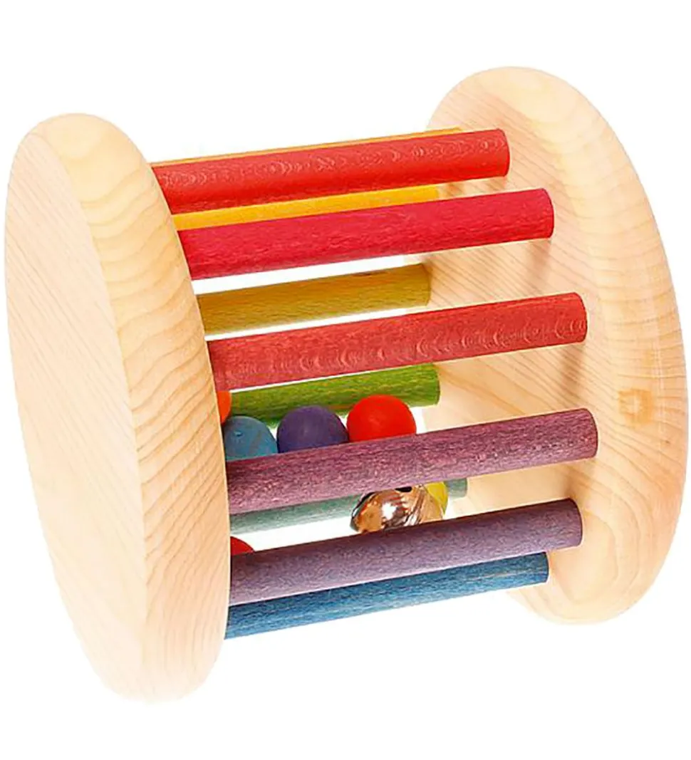 Grimms Trælegetøj - Rangle - Multifarvet