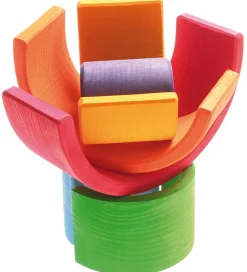 Grimms Trælegetøj - Regnbue - 6 Dele - Multifarvet