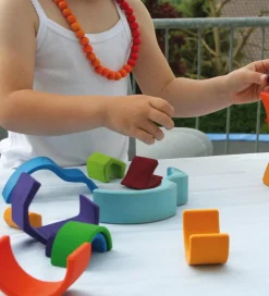 Grimms Trælegetøj - Regnbue - 6 Dele - Multifarvet