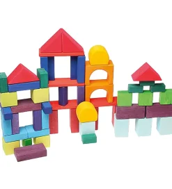 Grimms Trælegetøj - Træklodser - 60 Dele - Multifarvet