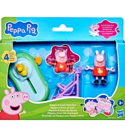 Gurli Gris Legetøjsfigurer - 4 stk. - Peppa & Evie's Park Fun