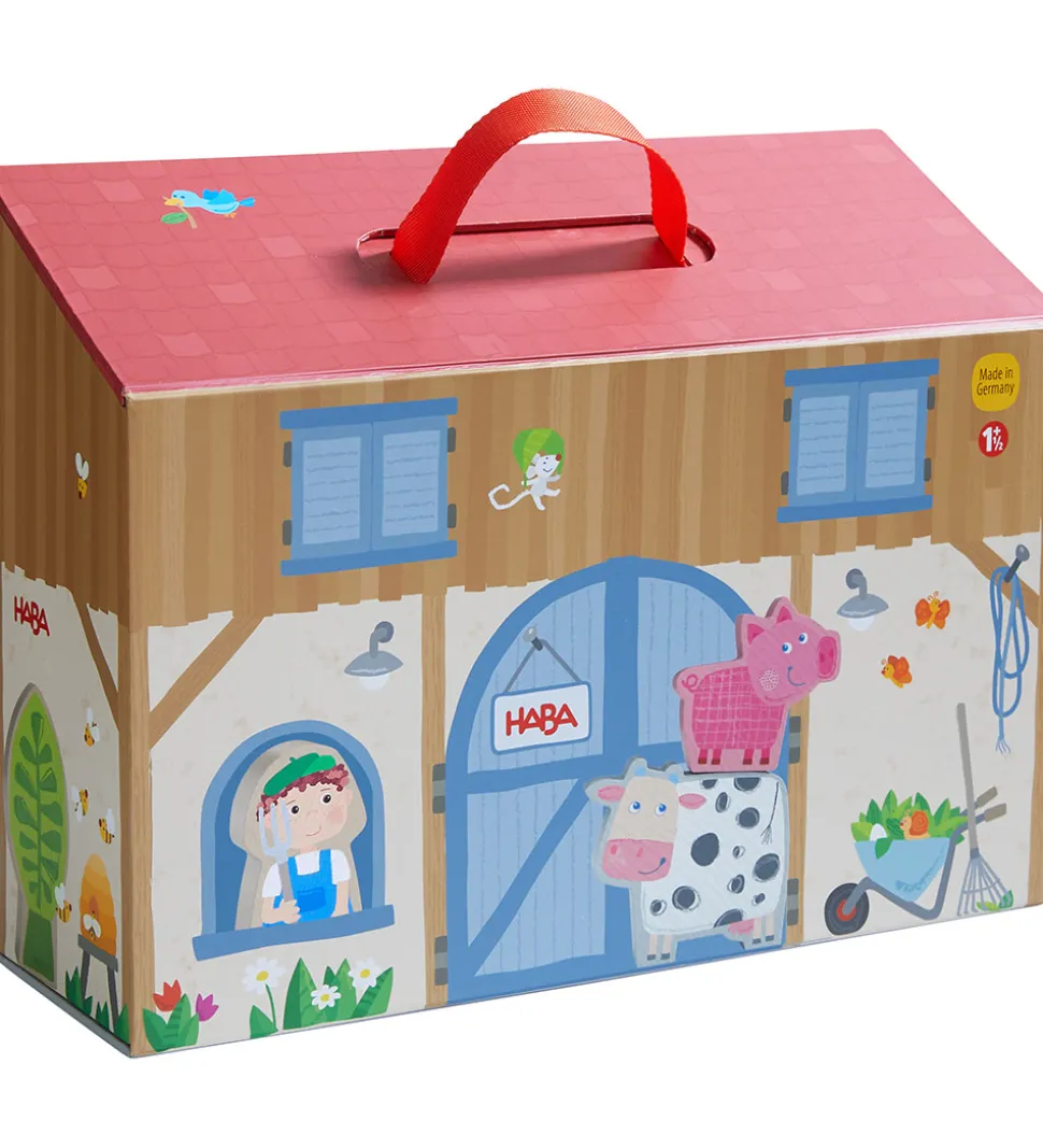 HABA Play World Legetøj - 23 Dele - Gård