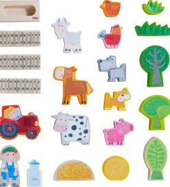HABA Play World Legetøj - 23 Dele - Gård