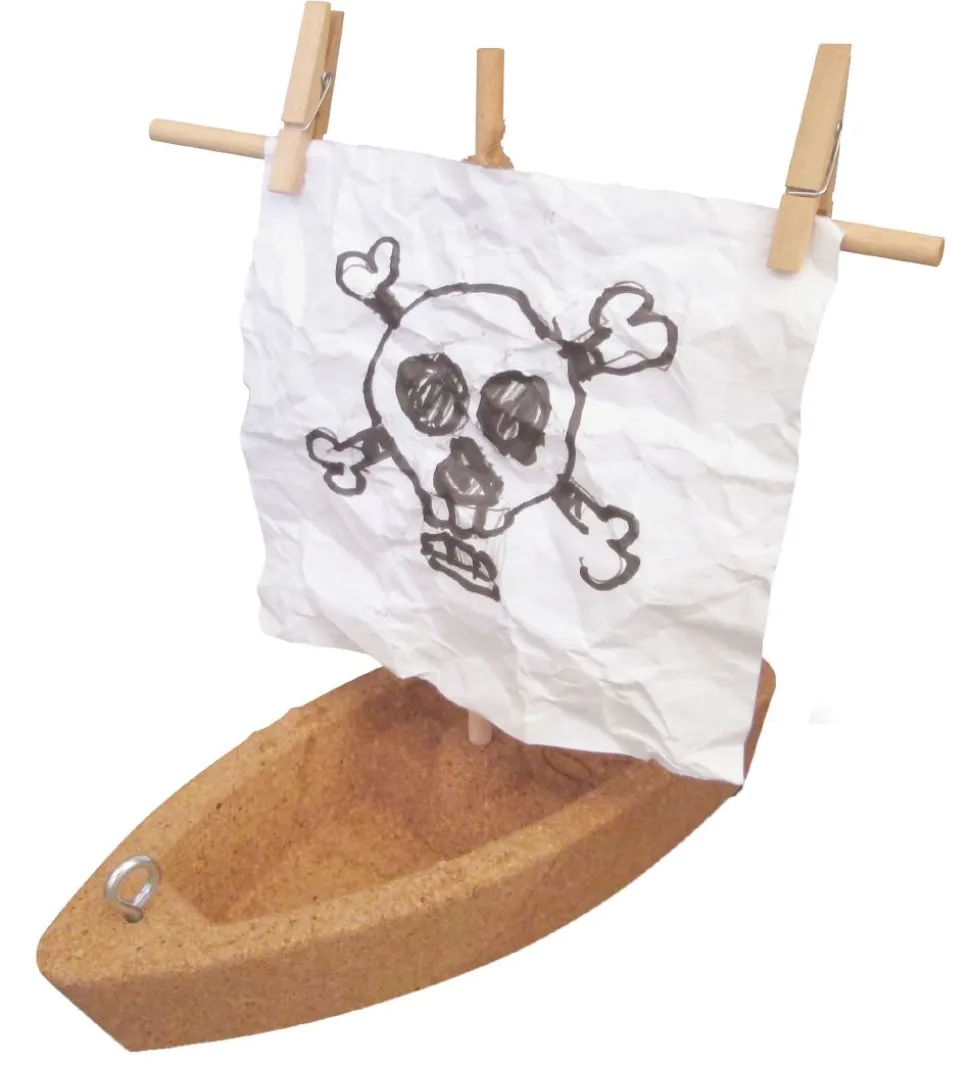 Haba Terra Kids - Byggesæt - Korkbåd