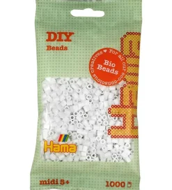 Hama Bio Midi Perler - 1000 stk. - 01 Hvid