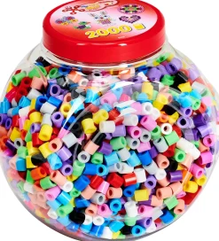 Hama Maxi Perler - 2000 stk - I Stabelbar Bøtte
