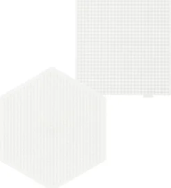 Hama Midi Perleplader - 4 stk. - Cirkel/Hjerte/Kvadrat/Sekskant