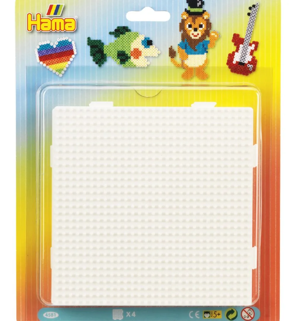 Hama Midi Perleplader - 4 stk - Firkant