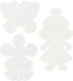 Hama Midi Perleplader - 3 stk - Blomst/Sommerfugl/Pige