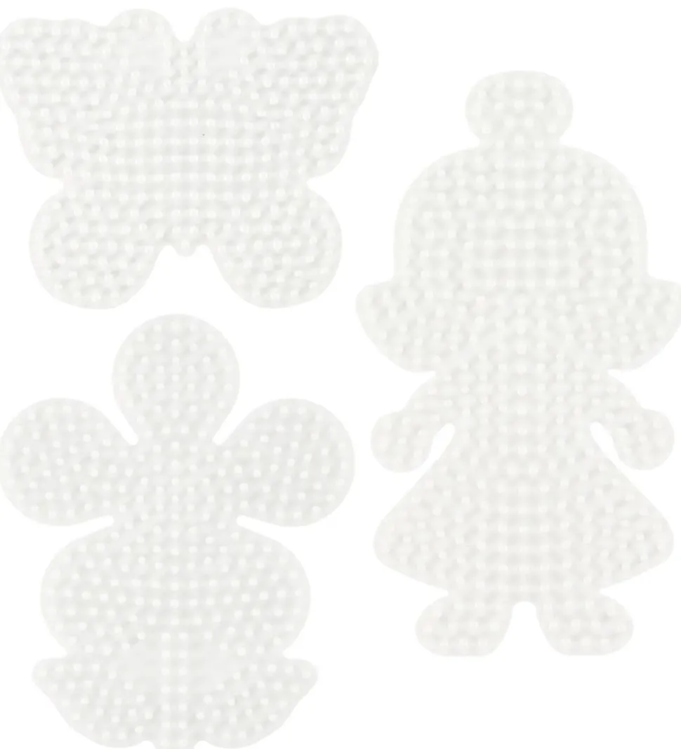 Hama Midi Perleplader - 3 stk - Blomst/Sommerfugl/Pige