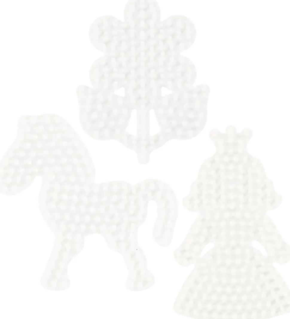 Hama Midi Perleplader - 3-pak - Blomst, Pony & Prinsesse