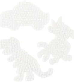 Hama Midi Perleplader - 3-pak - Bil, Dinosaur & Papegøje