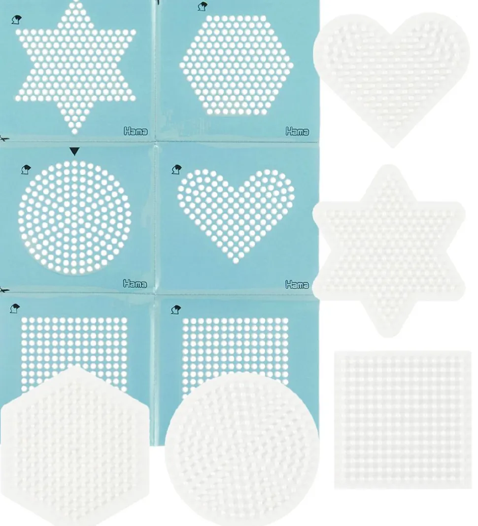 Hama Midi Perleplader m. Stickers - 5 stk/6 stk - Gemotrisk