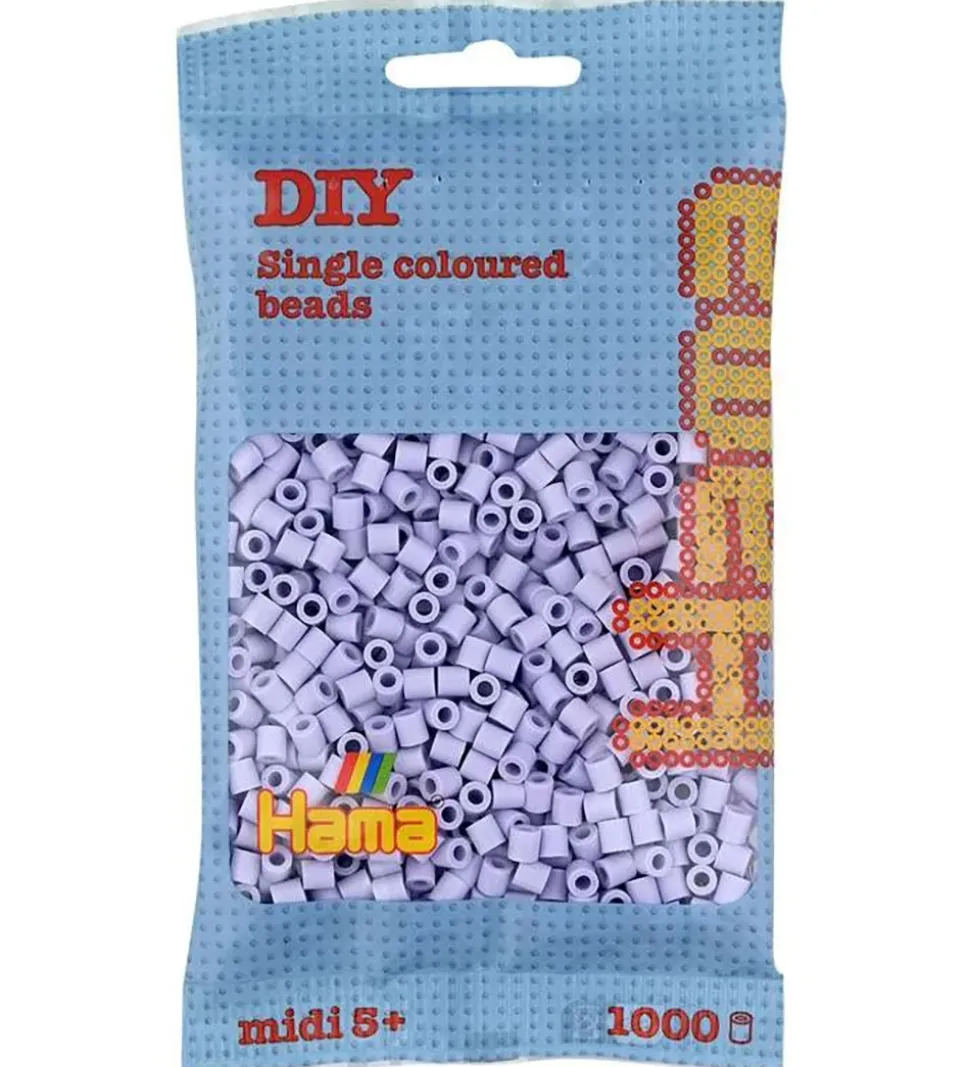 Hama Midi Perler - 1000 stk. - 106 Lys Lavendel