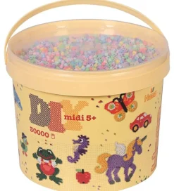 Hama Midi Perler - 30.000 stk. - 50 Pastel Mix