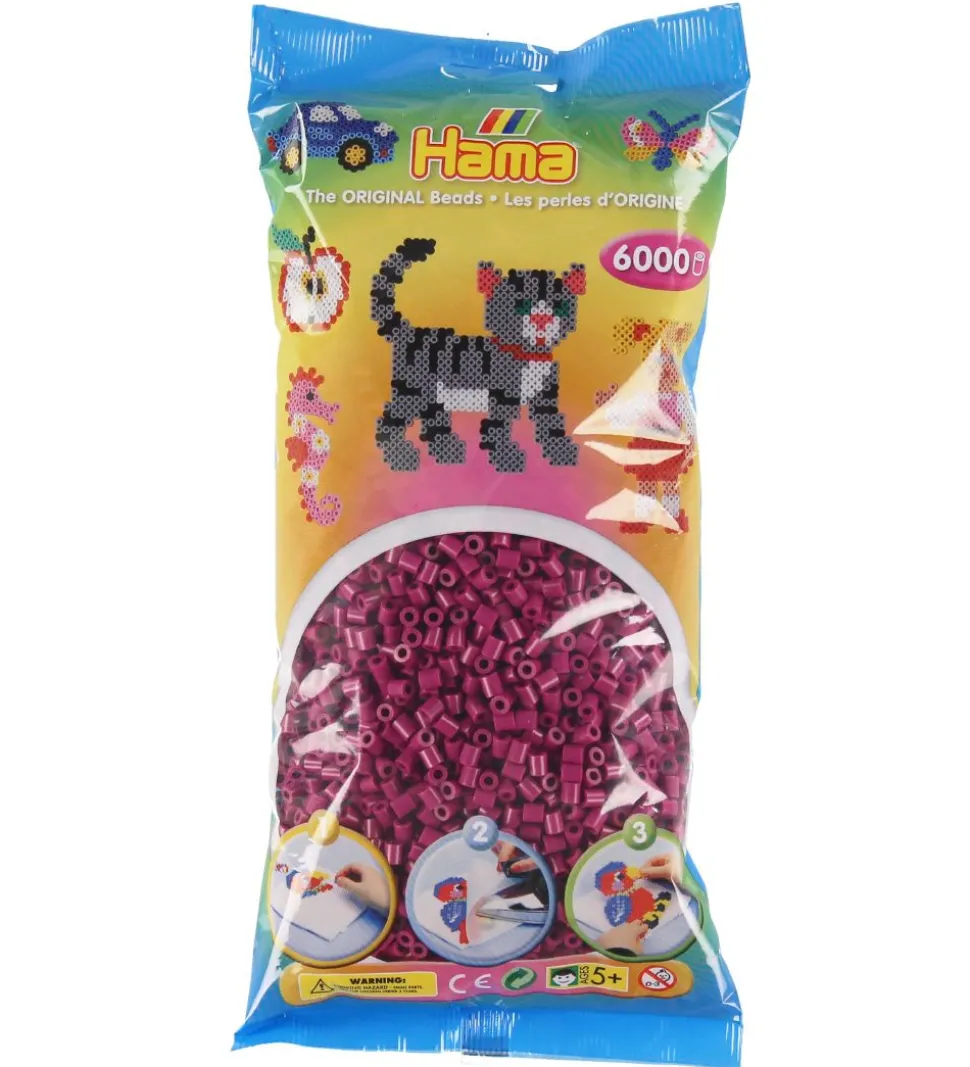 Hama Midi Perler - 6000 stk. - 82 Blomme