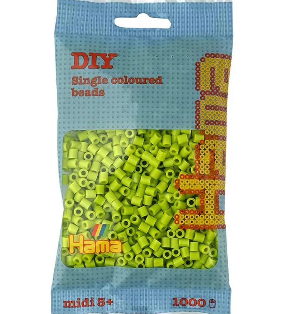 Hama Midi Perler - 1000 stk. - 104 Lime