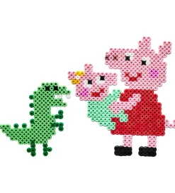 Hama Midi Perler - Gurli Gris + Lillesøster Evie - 2000 stk.