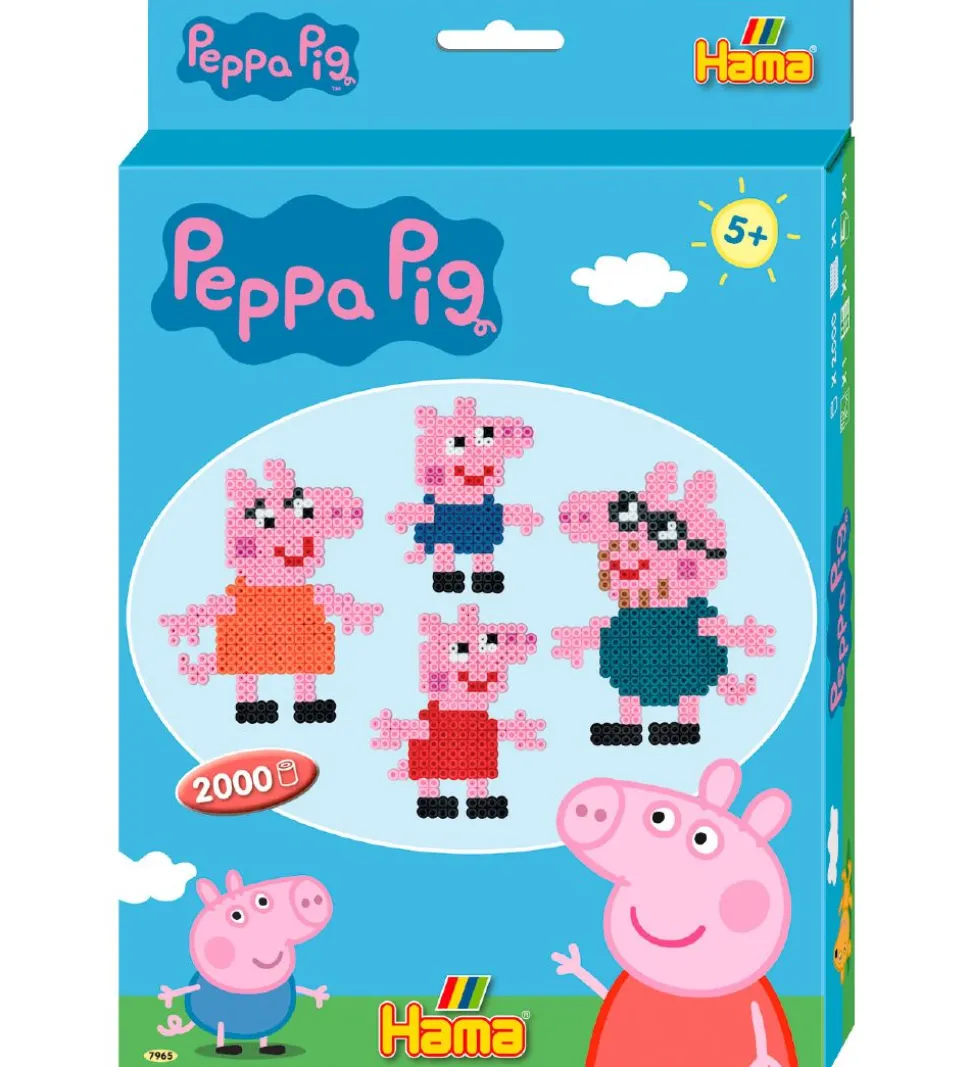 Hama Midi Perleæske - 2000 stk. - Gurli Gris