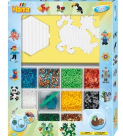 Hama Midi Perlesæt - 7200 stk. - Drage