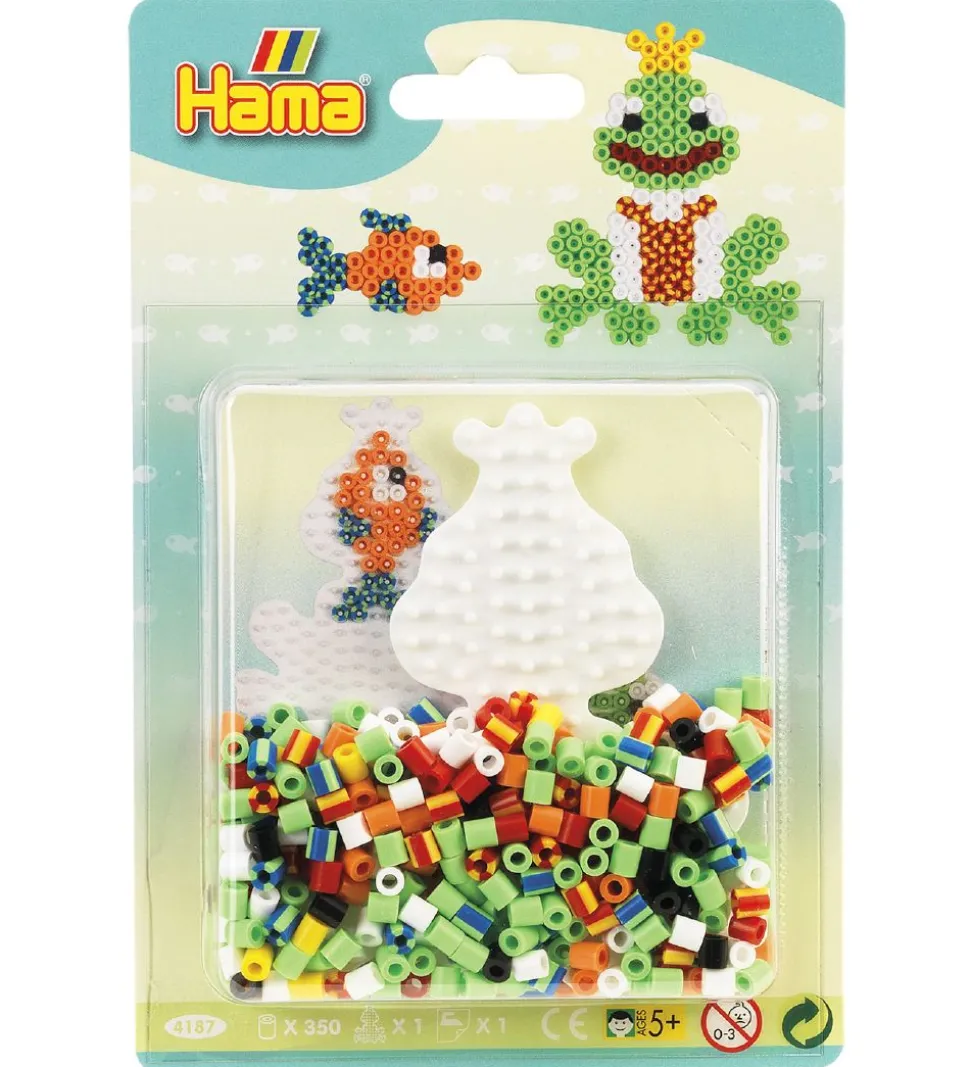 Hama Midi Perlesæt - Lille Frø - 350 stk. - Multifarvet