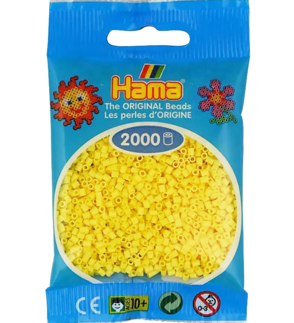 Hama Mini Perler - 2000 stk. - 103 Lysegul
