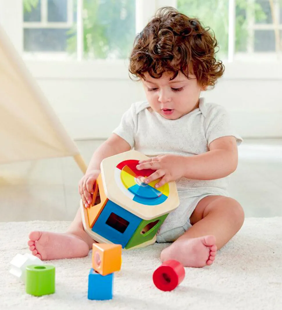 Hape Farve og Form Sorteringskasse - 7 Dele