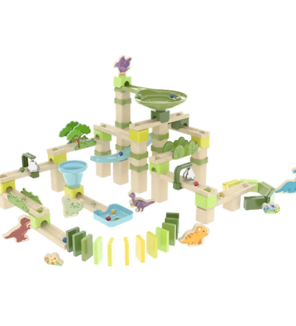 Hape Kuglebane - Dino Adventure Marble Run - 131 Dele