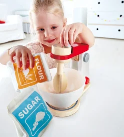 Hape Legesæt - 4 Dele - Mix & Bag Røremaskine