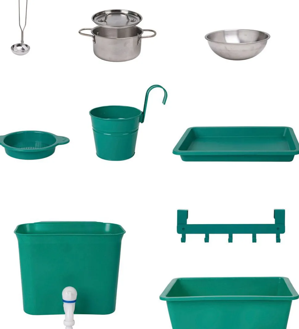 Hape Udekøkken m. Tilbehør - Nature Fun