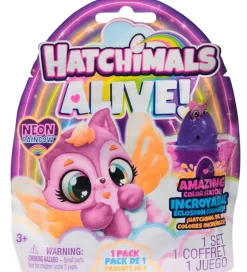 Hatchimals Legetøj - Alive Neon Rainbow - Assorteret