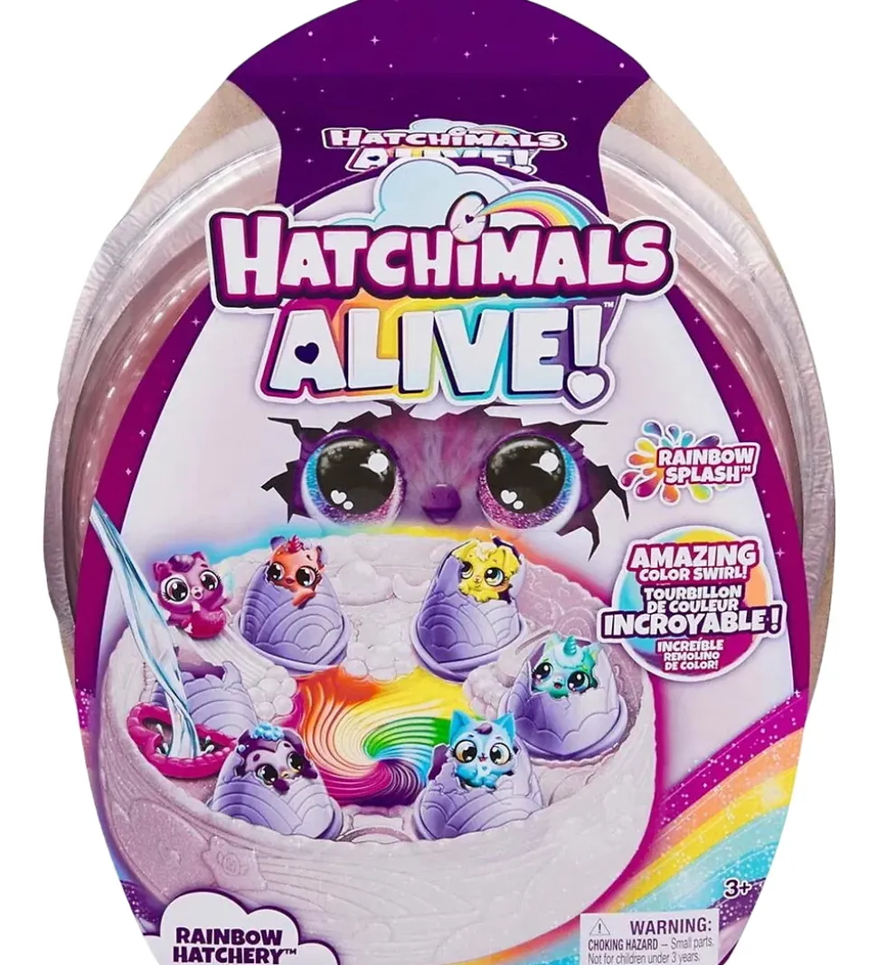 Hatchimals Legetøj - Alive Rainbow Hatchery