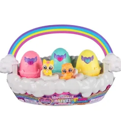Hatchimals Legetøj - Alive Neon Rainbow Basket