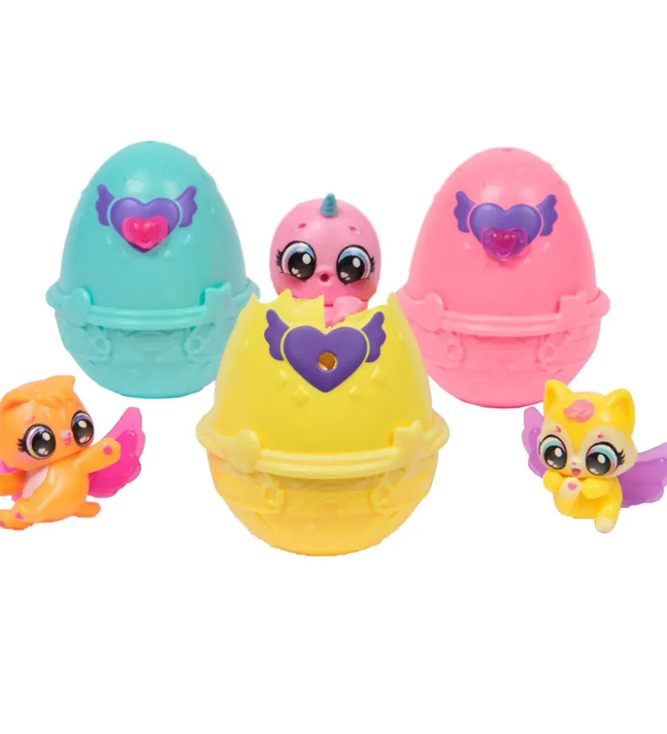 Hatchimals Legetøj - Alive Neon Rainbow Basket