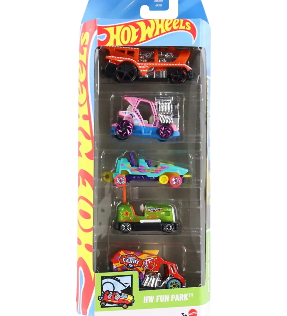 Hot Wheels Biler - 5-pak - HW Fun Park
