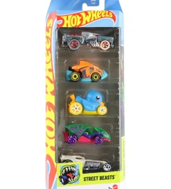 Hot Wheels Biler - 5-pak - Street Beasts