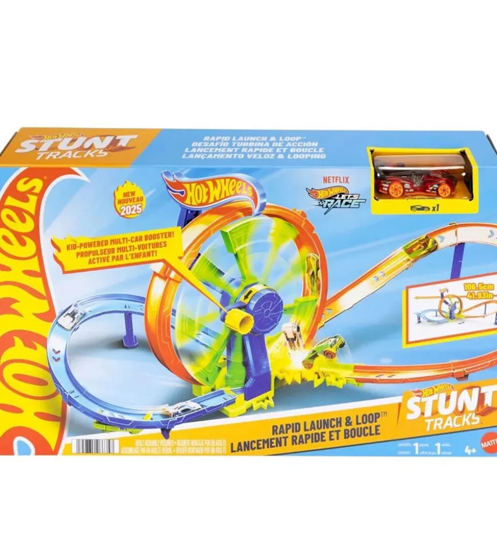 Hot Wheels Racerbane - Action Rapid Launch & Loop